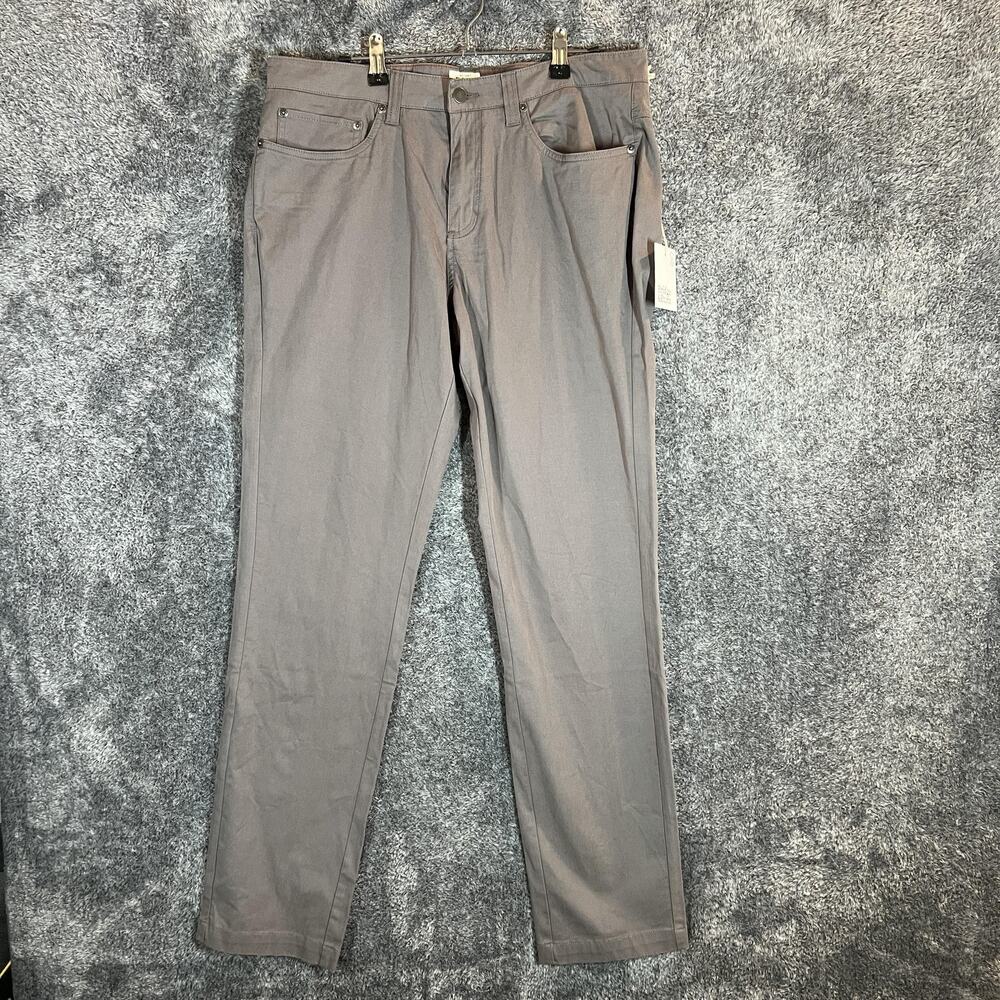 Bridge & Burn Bradley Pants Mens 34R Slim Fit Organic Stretch New With Tags